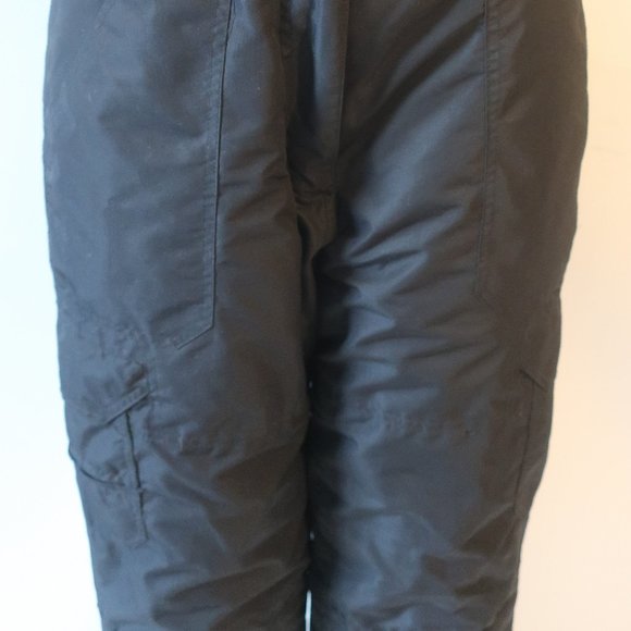 Womens Climate Control Black Cargo Pockets Ankle Zip Ski Snow Pants S * - Picture 6 of 10
